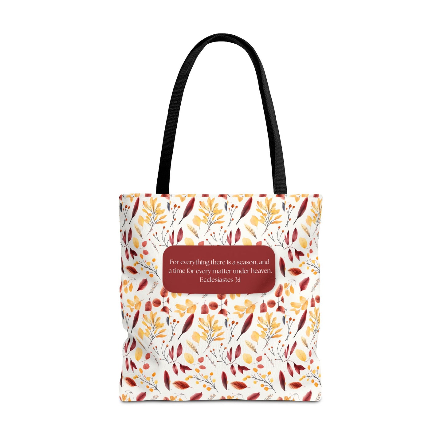 Fall Ecclesiastes Tote Bag