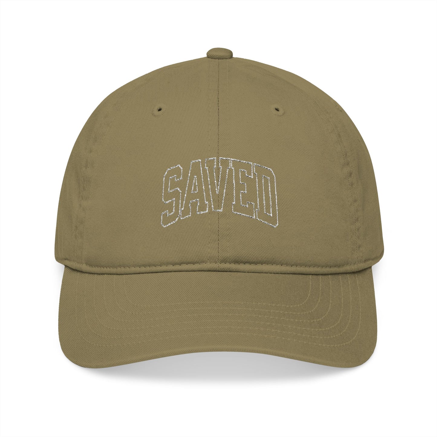 SAVED - Organic Baseball Cap - Embroidered**