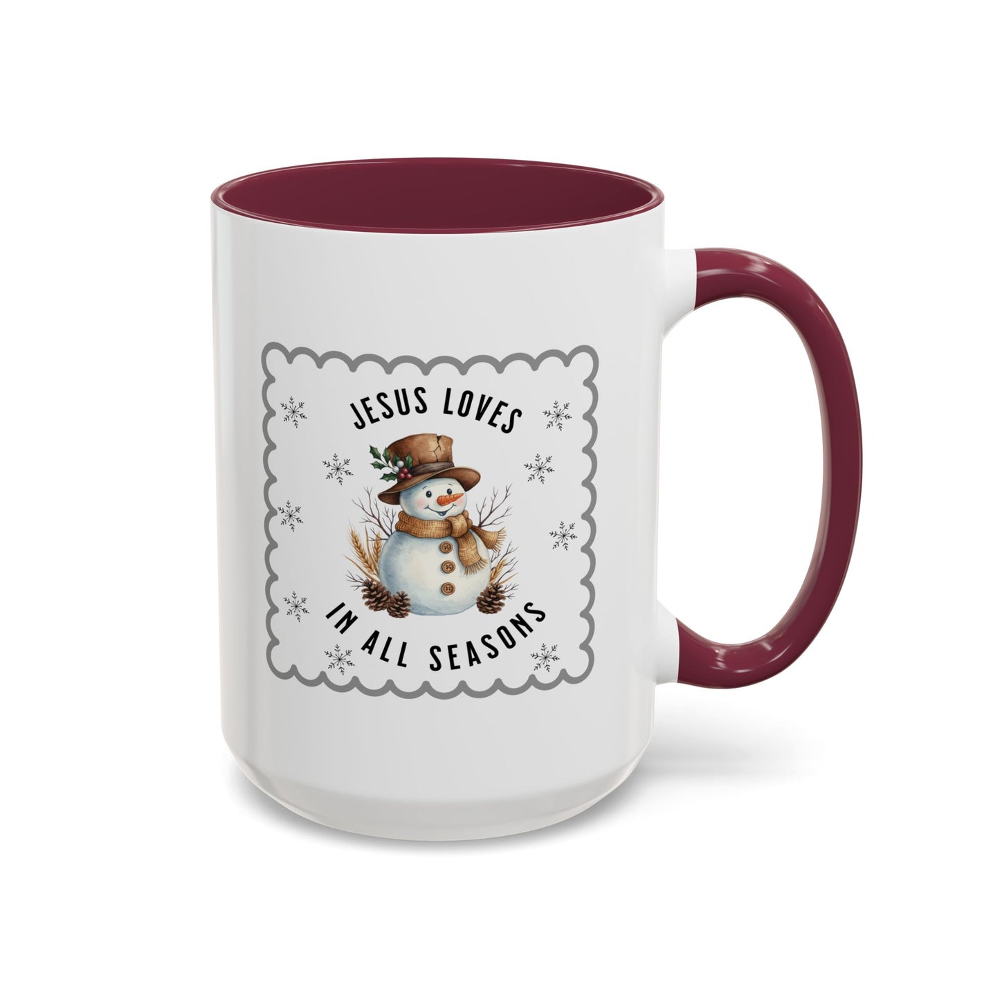 Jesus Loves in All Seasons Mug - 2 sizes**