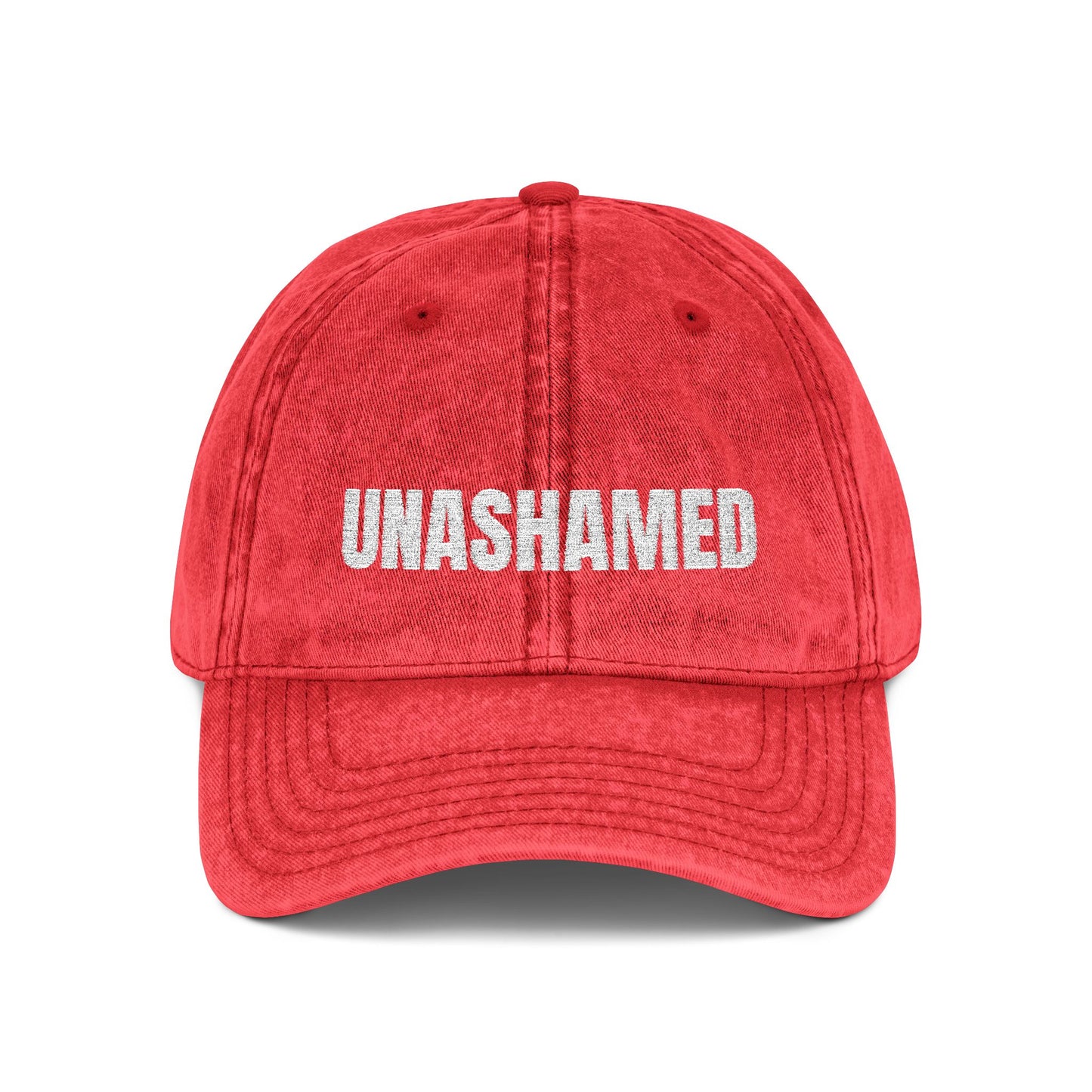 UNASHAMED - Vintage Cap - Embroidered**