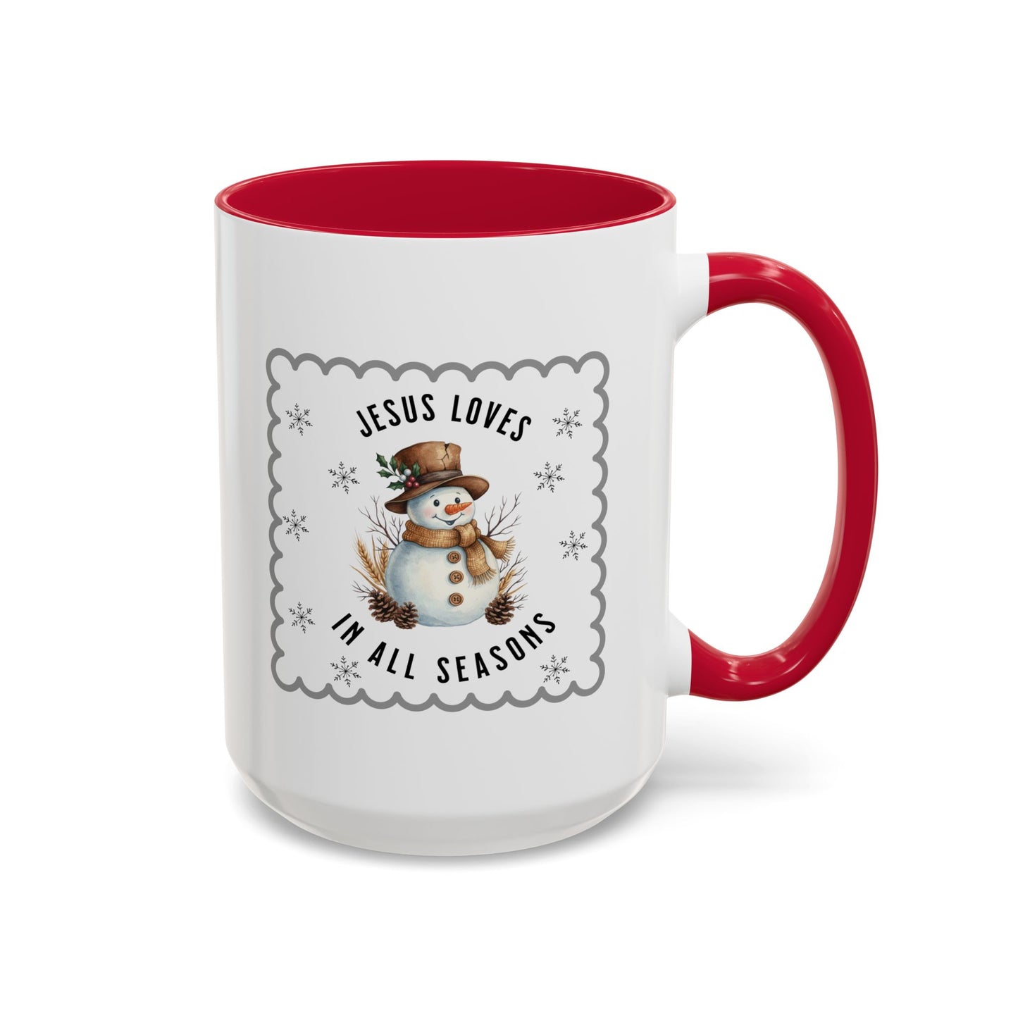 Jesus Loves in All Seasons Mug - 2 sizes**