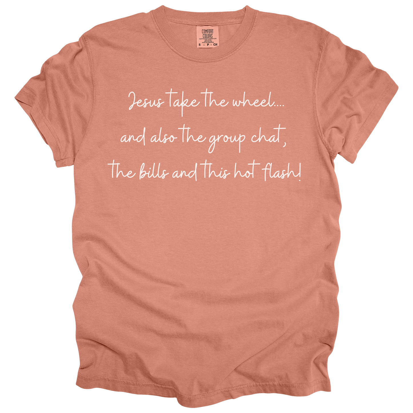 Jesus Take The Wheel Tee - Comfort Colors*