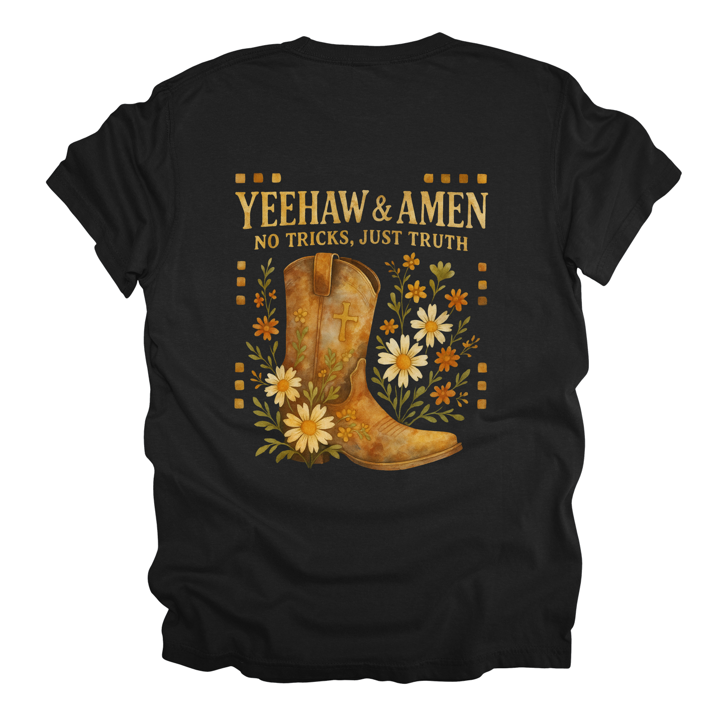 Yeehaw & Amen Halloween Tee - Comfort Colors*