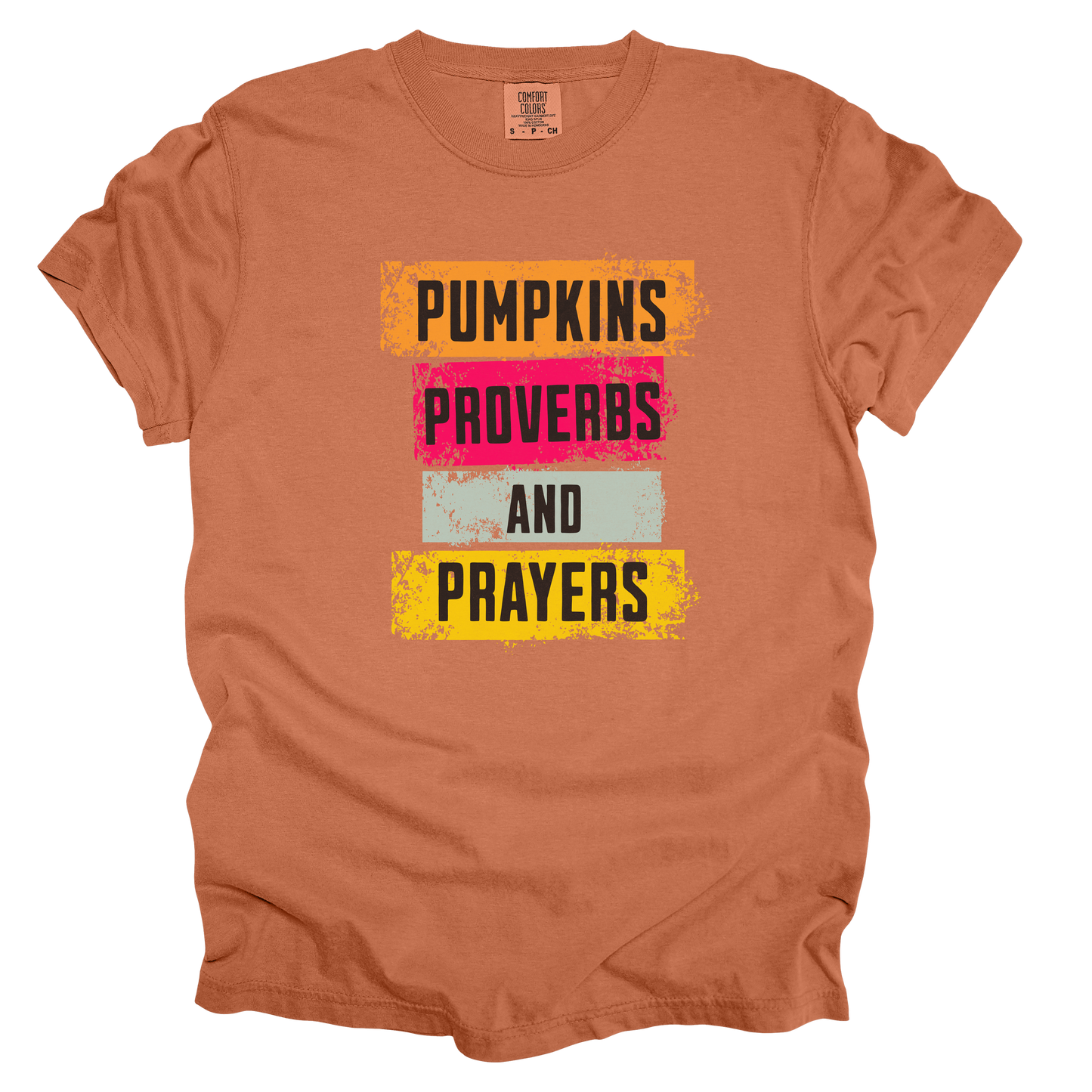Pumpkins Proverbs and Prayers Tee - Comfort Colors*
