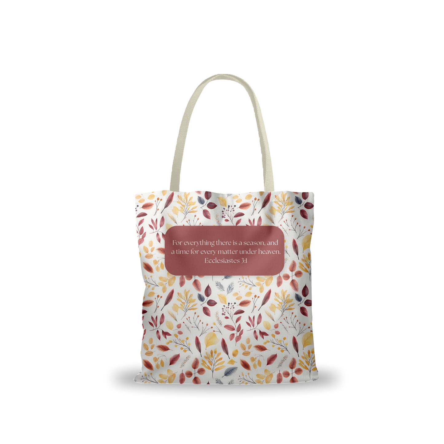 Fall Ecclesiastes Tote Bag