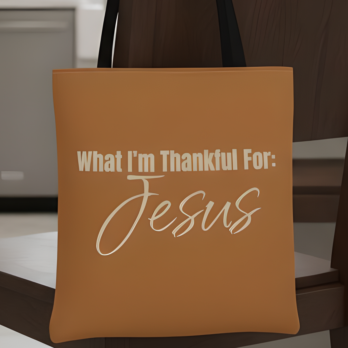 Thankful for Jesus Tote Bag