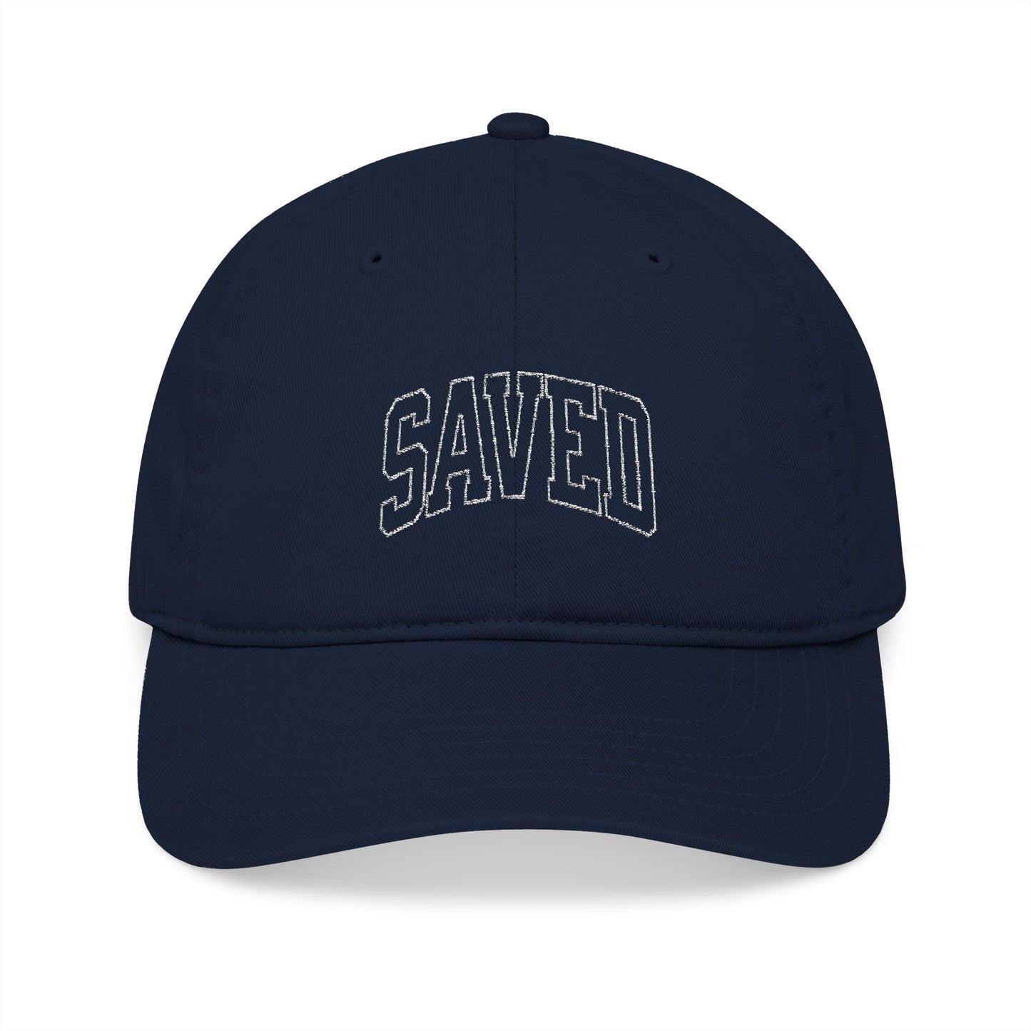 SAVED - Organic Baseball Cap - Embroidered**