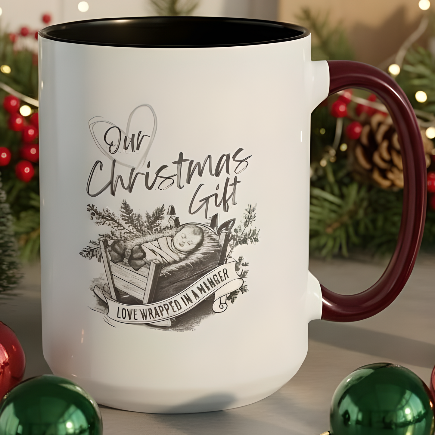 Our Christmas Gift Mug - 2 sizes**