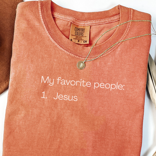 Thankful for Jesus Tee - Comfort Colors*