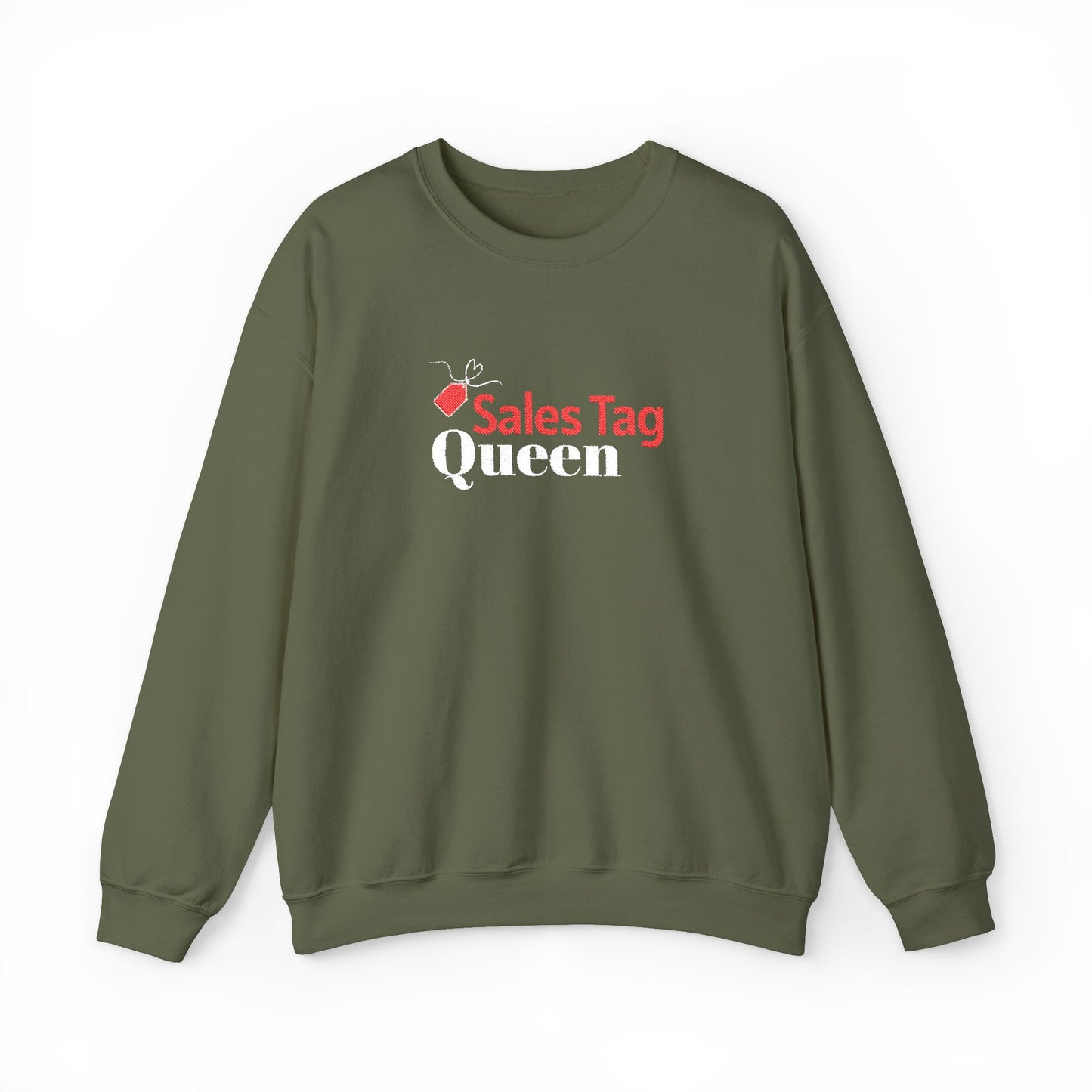 Sales Tag Queen Sweatshirt - Embroidered*