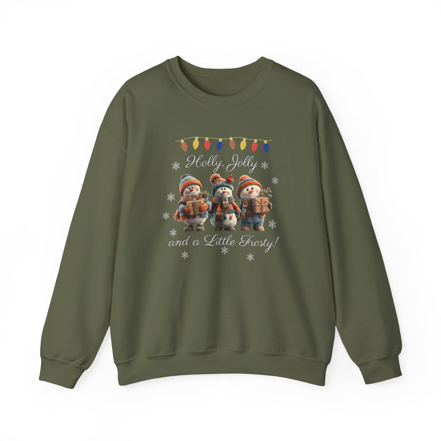 “Holly Jolly and a Little Frosty” Christmas Sweatshirt