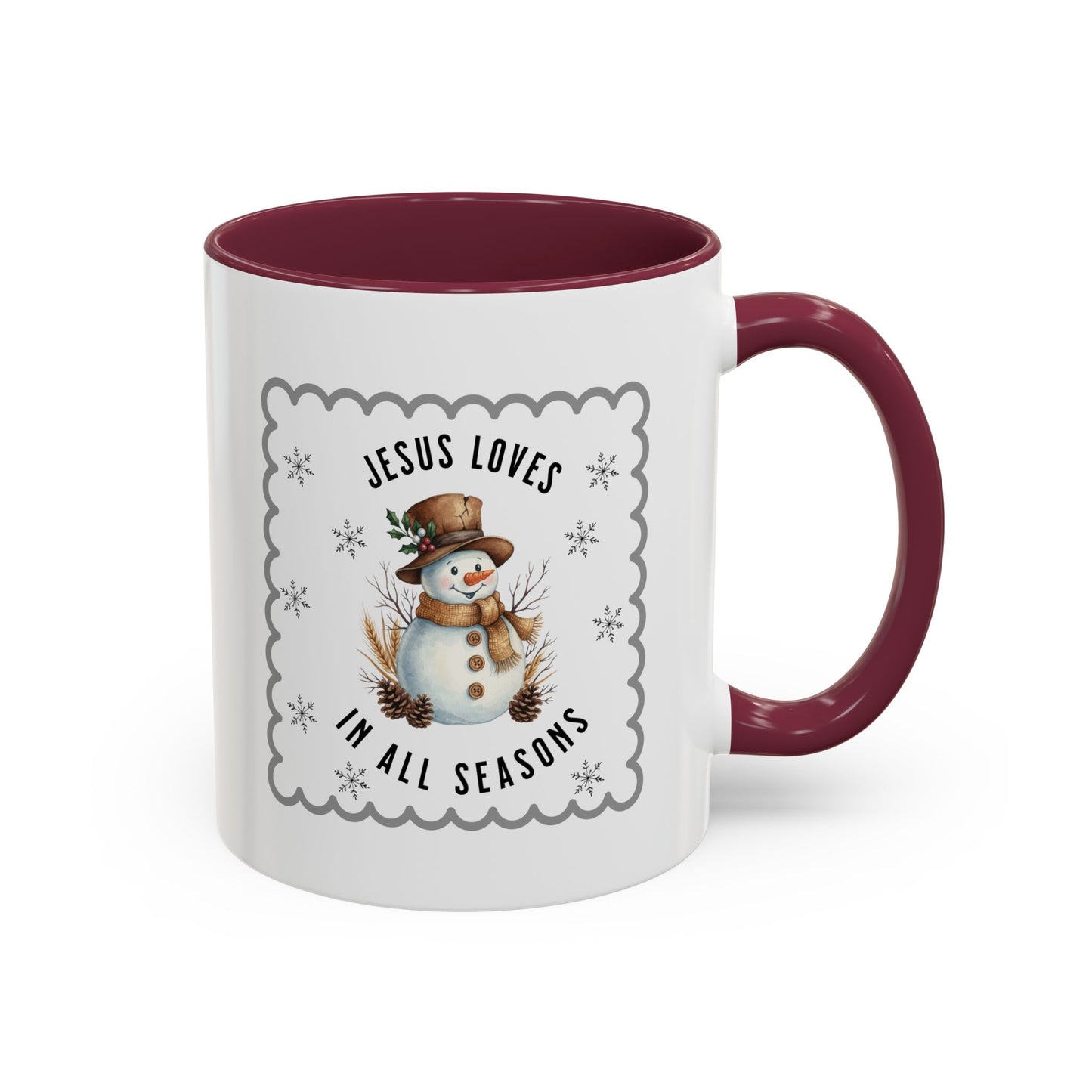 Jesus Loves in All Seasons Mug - 2 sizes**