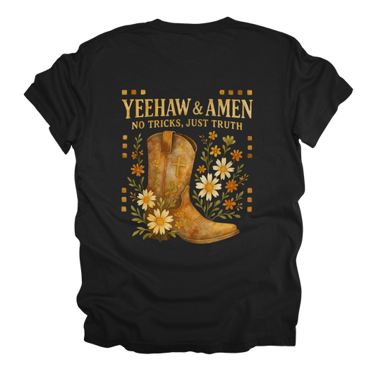 Yeehaw & Amen Halloween Tee - Comfort Colors*