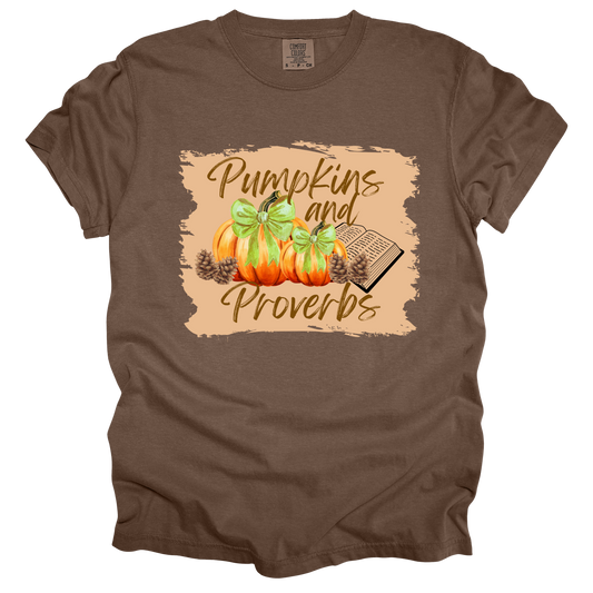 Pumpkins & Proverbs Tee - Comfort Colors*