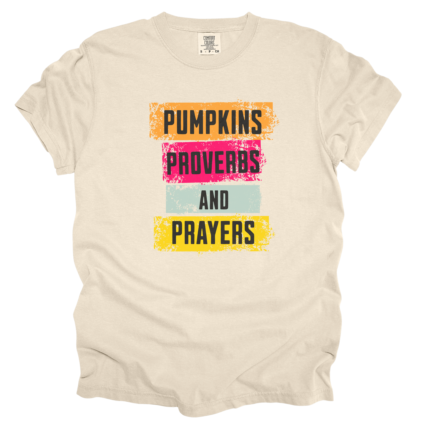 Pumpkins Proverbs and Prayers Tee - Comfort Colors*