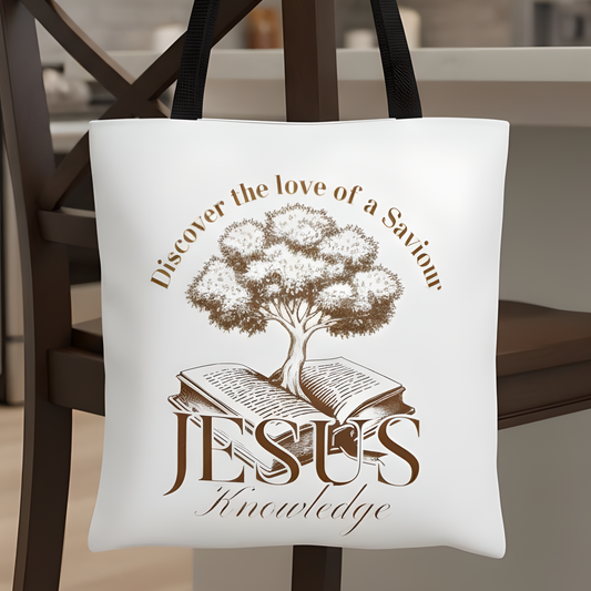 Jesus Knowledge Tote Bag