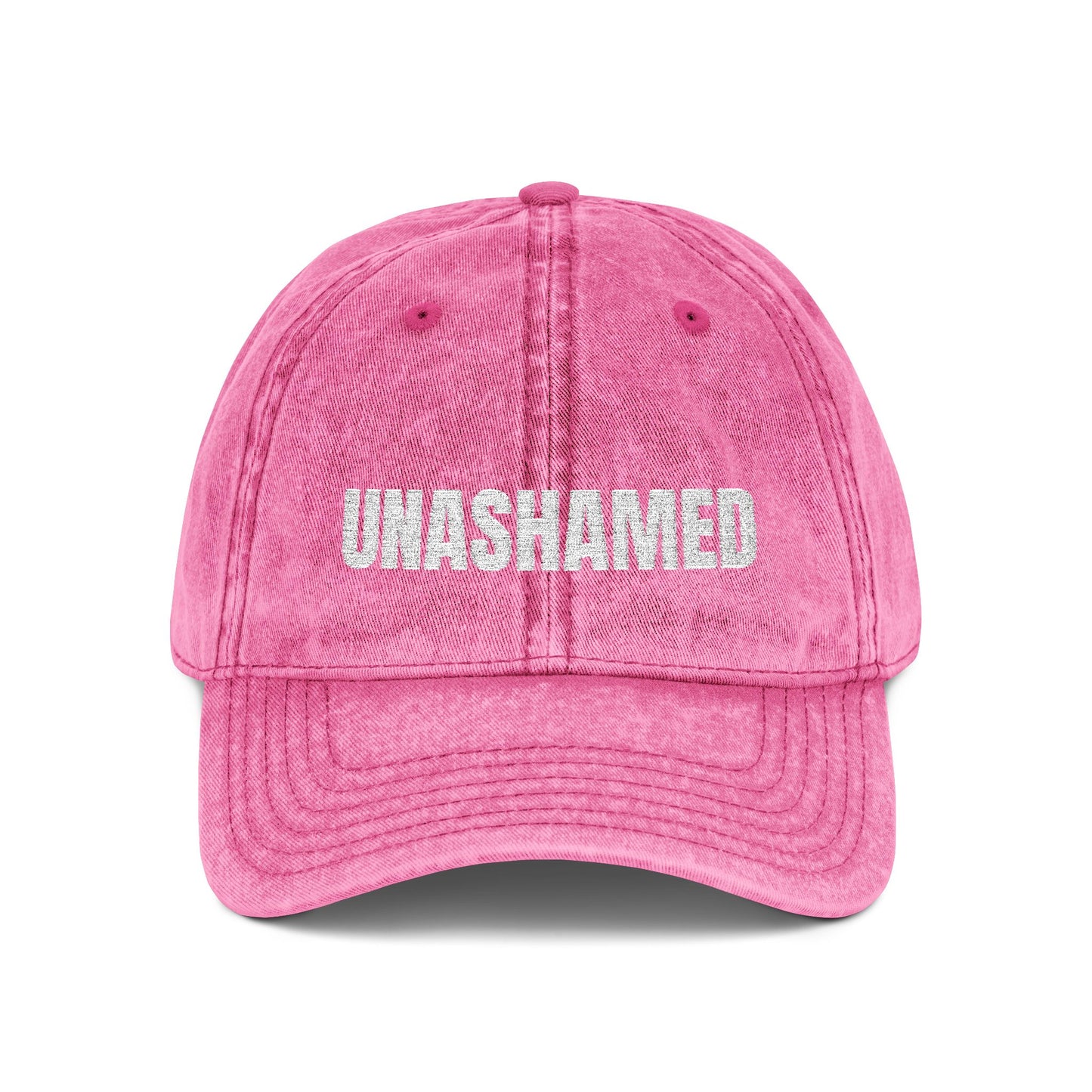 UNASHAMED - Vintage Cap - Embroidered**