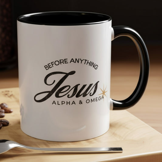Jesus Alpha & Omega Coffee Mug - 2 Sizes**